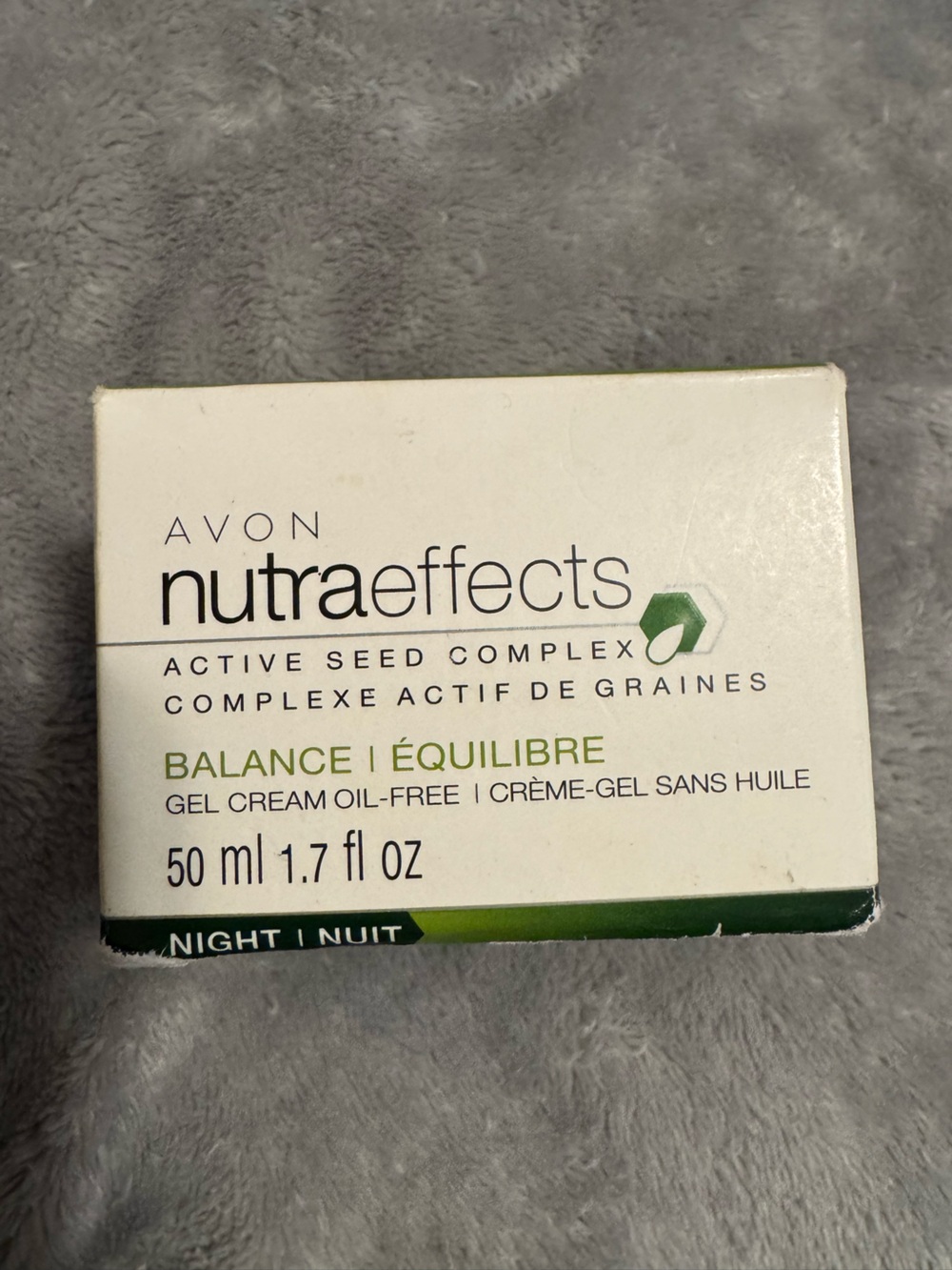 Avon Nutraeffects Active Seed Complex Balance Gel Cream 1.7 fl oz new